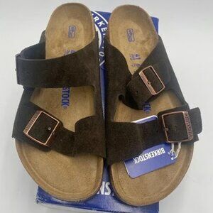 Birkenstock Arizona Bs Soft Footbed Mocca Suede 41 Reg